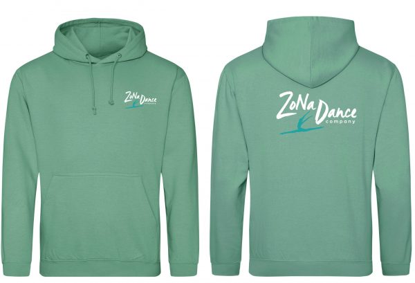 photo of adult hoodie dusty green