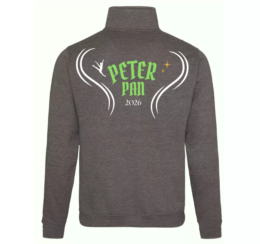 Peter Pan Adult ¼ Zip Sweatshirt | Zona Dance Company