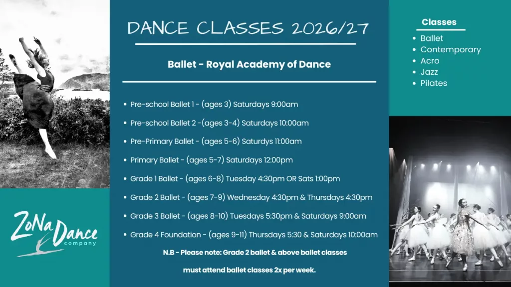 Zona Dance Company Ballet Letterkenny Donegal